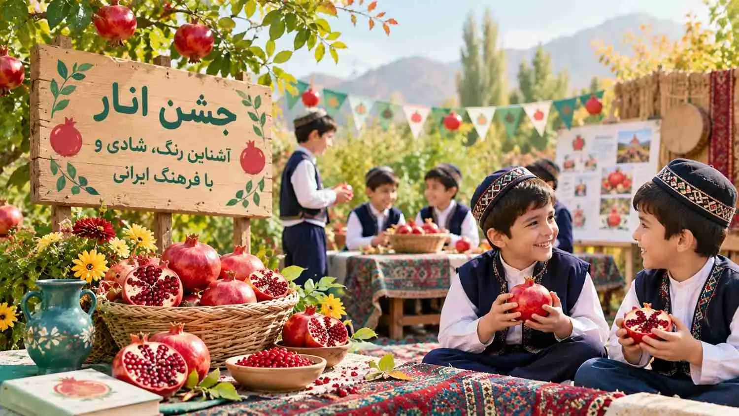 جشن انار؛ جشن رنگ، شادی و آشنایی با فرهنگ ایرانی