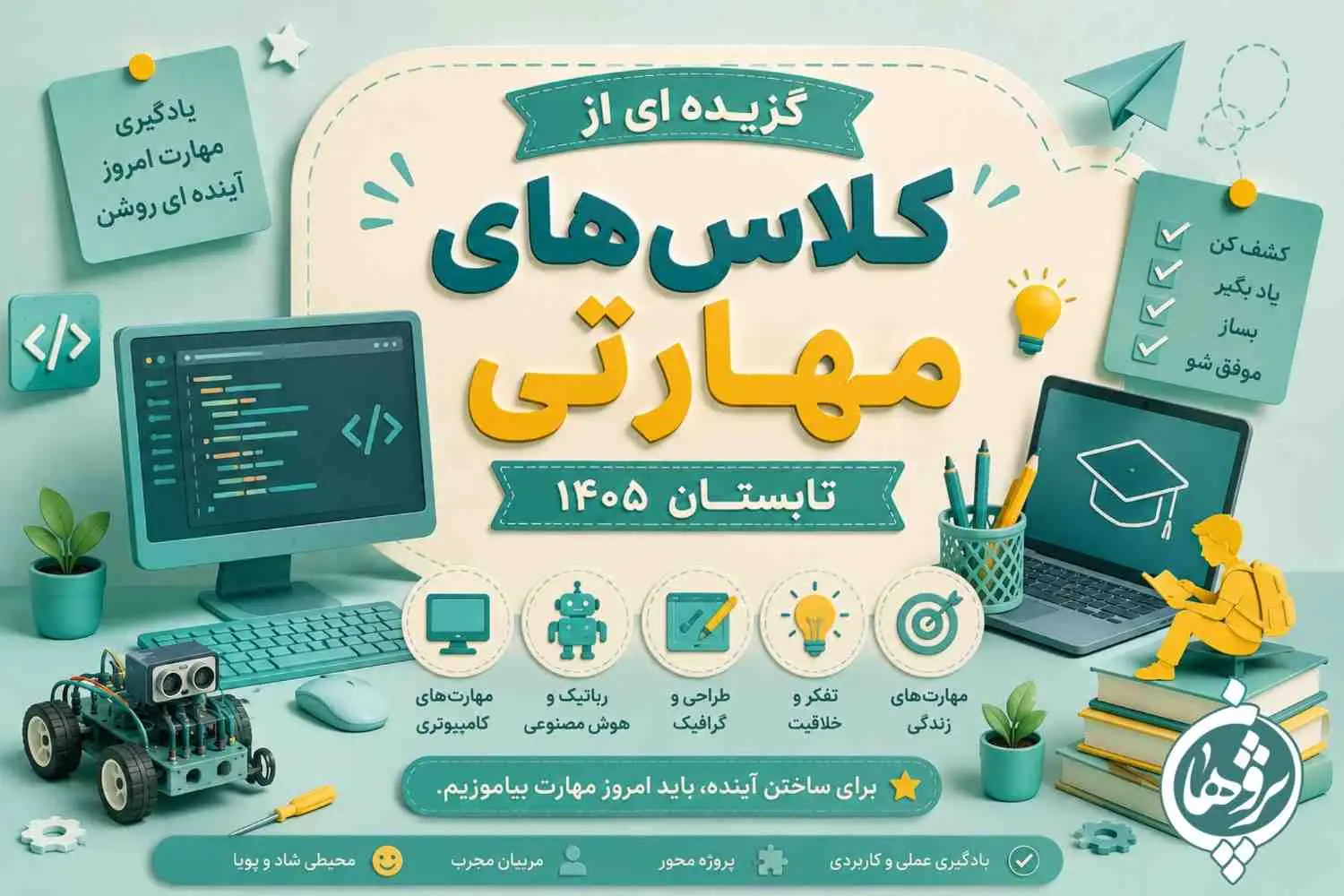 گزیده ای از کلاس های مهارتی تابستان 1405