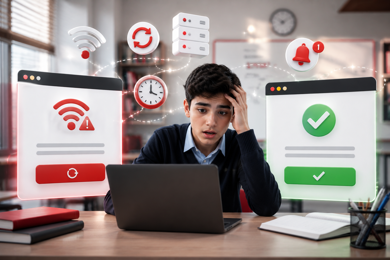 رفع خطای عدم نمایش نتایج آزمون تیزهوشان در سامانه مای مدیو
